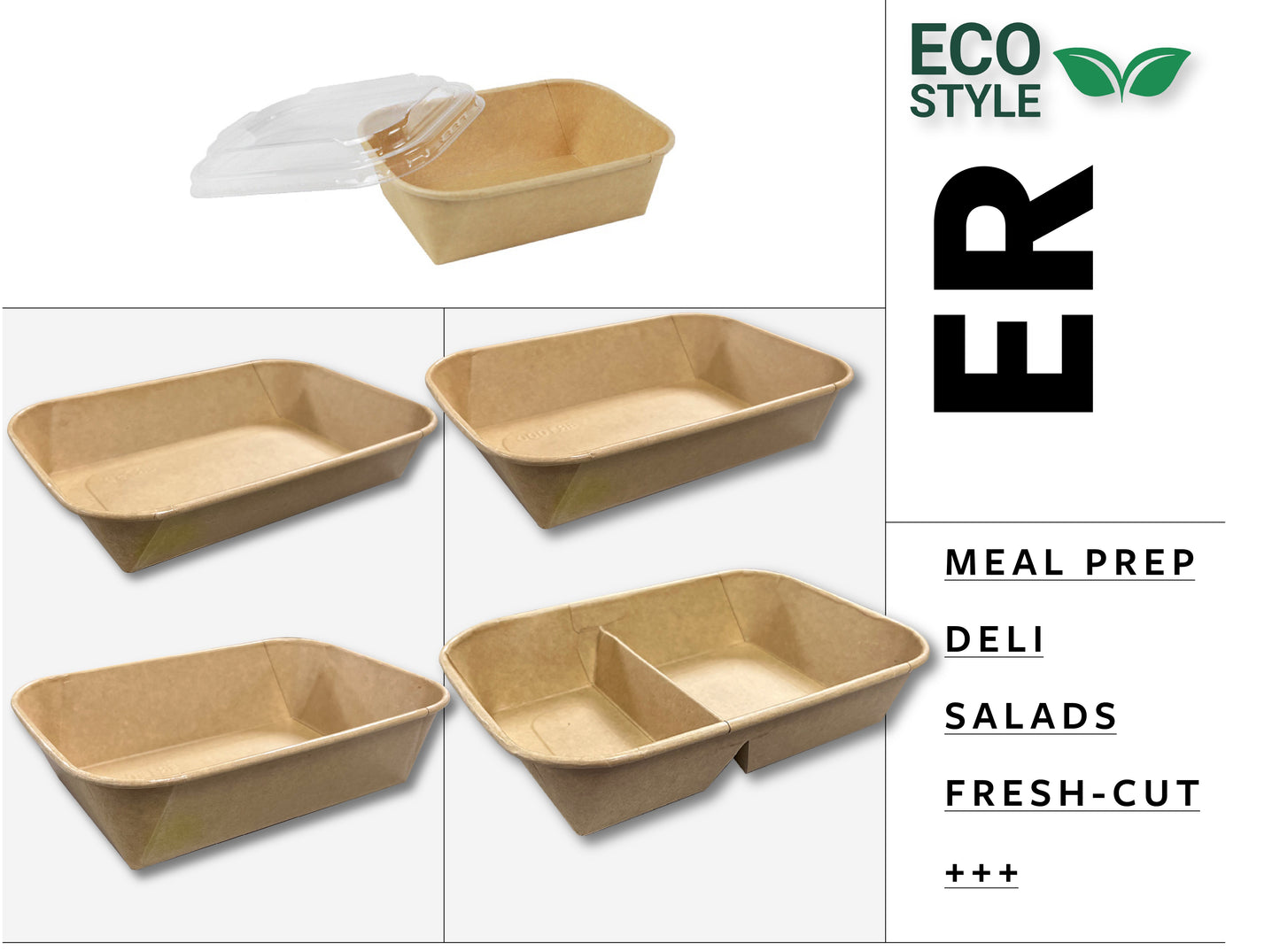 Kraft rectangle paperboard container 25oz (750ML)